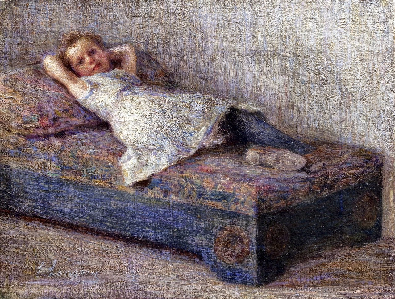 Emilio Longoni - 139, Sul lettino